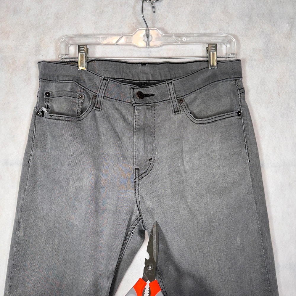 Levi's Jeans Mens 33x30 511 Slim Fit Gray Good Condition Stretch Denim - Picture 15 of 16
